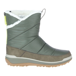 Bottes Merrell Snowcreek Sport Mid Zip Polar Waterproof Vert Olive Femme | K.R.SAQI